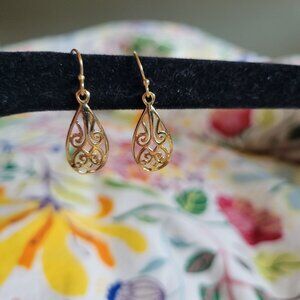 Gold Plated Sterling Silver Earrings